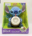 New Disney Stitch No-spill Musical Bubble Machine By Little Kids Inc Plays Music