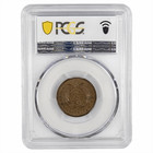 1865 Plain 5 Shield Two Cent 2c Pcgs Ms 63 Bn
