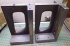 336   Box Angle Plates Machined Pair 4-1 2 X 5 X 8  qty 1 Pair