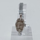 Rare Hamilton Antique 6p Diamond Manual Watch 14k Gold Vintage Style