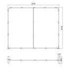 Us Stock 10ft High Portable Tension Fabric Exhibition Wall  frame Only 