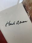 Hank Aaron Warren Spahn Brooks Robinson Jsa Coa Auto Framed Litho Poster D22421