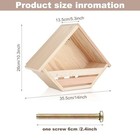 Doublefill Cedar Dove Nesting Box Dove House Nest For Bird Pigeon Outside Dov   
