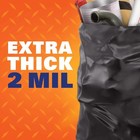Heavy Duty Contractor Large Trash Bags  42 Gallon  20 Count