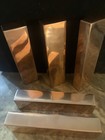 2 2 Lbs  1kg   Hand Poured Copper Bar  999 Pure Fine Copper Ingot  Mirror Finish