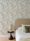 Wallpaper Tea Olive Botanical Finch Frolic On Beige  56 Sq Ft Bolts