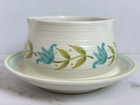 Franciscan Earthenware Gravy Boat With Attached Underplate