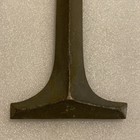 Vintage Or Antique Cast Bronze Or Brass 16    Letter N Building Marquee Sign