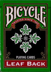 Bicycle Leaf Back 1st Edition  green  Playing Cards - Limited Edition - Sealed