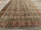 9x12 Antique Oriental Rug Handmade Handwoven Vintage Real Brown Rust Green Old