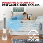 Tower Fan Oscillating Whole Room Remote Control White Hyf260 Honeywell Quietset