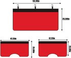 3pcs Car Fender Covers  Pu Leather Mechanic Magnetic Vehicle Fenders Protector W