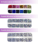 Bedazzler Kit With Rhinestones Hot Fix Applicator Tool With 5 000 Pieces Of Rhin