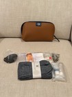 Lufthansa Business Class Amenity Kit Zip Pouch W  Socks   Korres Skincare