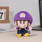 Baby Waluigi Super Mario Bros Plush Toy Stuffed Animal Soft Figure Doll 6 