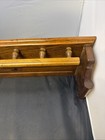 Vintage Ethan Allen 24  Antiqued Old Tavern Pine Wall Shelf Plate Rail Rack