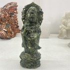 1 9lb 8  Natural Xiuyan Jade Buddha Decor Quartz Crystal Energy Statue Heal