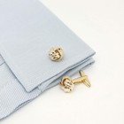 Jonwo Knot Cufflinks In Gift Box Cuff Links For Men Lady Daily Wear Shirt