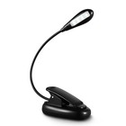 Led Reading Book Light Clip-on Flexible Usb Rechargeable Bed Travel Desk Laptop