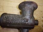 Vintage Enterprise Tinned No  10 Meat Chopper 2 Blades 2 Plates No Handel