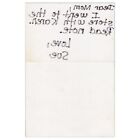 A Note To Mom - Vintage Handwritten Letter - 1960s Found Object Art - Love  Sue
