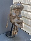 Vintage Dan Mask With Expressive Open Mouth - Ceremonial African Art - 14 