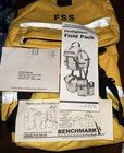 Benchmark Firefighters Field Pack Fss Yellow Cordura Gear Bag Set  Never Used