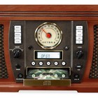 Victrola Aviator 8-in-1 Bluetooth Record Player In Mahogany - Factory Direct