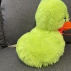 Dan Dee Duck 10  Neon Yellow Stuffed Plush Duckling Chick Bird Easter Toy Bb