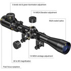 3-9x40 Hunting Rifle Scope Illuminated Red   Green Mil-dot Reticle W  Free Mount