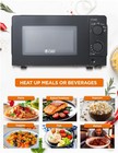 Commercial Chef 0 6 Cu  Ft  Countertop Microwave Oven  Cubic Feet  Black