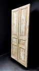 Antique French Double Doors  40 25x90  European Doors  Flat Panel Doors  A651