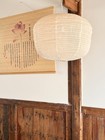 Large Fabric Lampshade Beige Hanging 20inch Linen Pendant Lamp Shade Can Repl   
