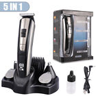 Men s Rechargeable Hair Clipper Beard Trimmer Kit Cordless Hair Mustache Trimmer