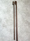 2 Aged   Vintage Pernambuco Violin Bow Wood Blanks - Hand Cut Sawn
