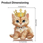 Antor Diy 5d Cat Diamond Painting Desktop Ornament  Animal Small 