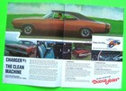 1968 Dodge Fever   Scat Pack 8-pg Color Catalog Brochure Charger Coronet Xlnt