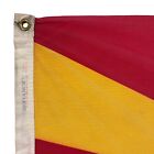 Vintage Faded Cotton Arizona State Flag Old Cloth Star Usa Southwest Textile Art