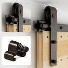 Ccjh 5-12ft Sliding Barn Door Hardware Closet Track Kit For Single double Door