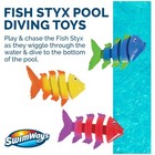 Swimways Fish Styx Kids Pool Diving Toys 3-pack Colorful Fish-shaped Dive Set