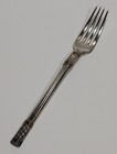 Wallace Aegean Weave 8  Sterling Silver Fork With Gold Accents