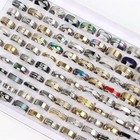 100pcs Wholesale Bulk Lots Mixed Styles Men s Women s Fashion Jewelry Rings