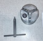 Prazi Sd-300 Lathe 80mm Diameter 3 Jaw Chuck  Backplate   Key D20y