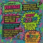 Vintage Graphic T-shirts Lot Of 5 90s Y2k Random Mix Unisex Tees Mixed Sizes
