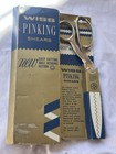 Vintage Wiss Model Cc-9 Pinking Shears Scissors  Silver Handles Original Box