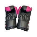 Rdx Muay Thai Training 12 Oz Mma Sparring Kickboxing Gloves Pink Black New