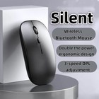 2 4ghz Bluetooth Wireless Optical Mouse Usb Rechargeable Rgb Mice For Pc Laptop