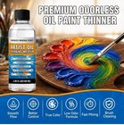 Odorless Mineral Spirits Oil Paint Thinner  Fast-evaporating 100 Ml