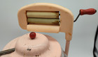 Vintage C g  Wood Co Pink Toy Washing Machine With Wringer Girard Pa Usa