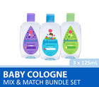  bundle Of 3  Johnson   s Baby Cologne 125ml - Mix   Match Scents
